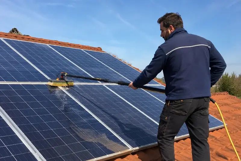 Nettoyage et entretien de panneaux solaires à Chabeuil